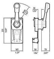 Ultraflex B85 Side Mount Control